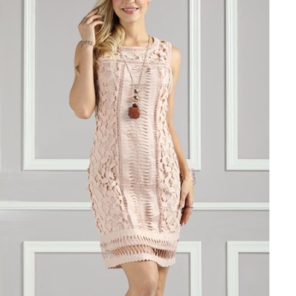 Lace Sheath Dress